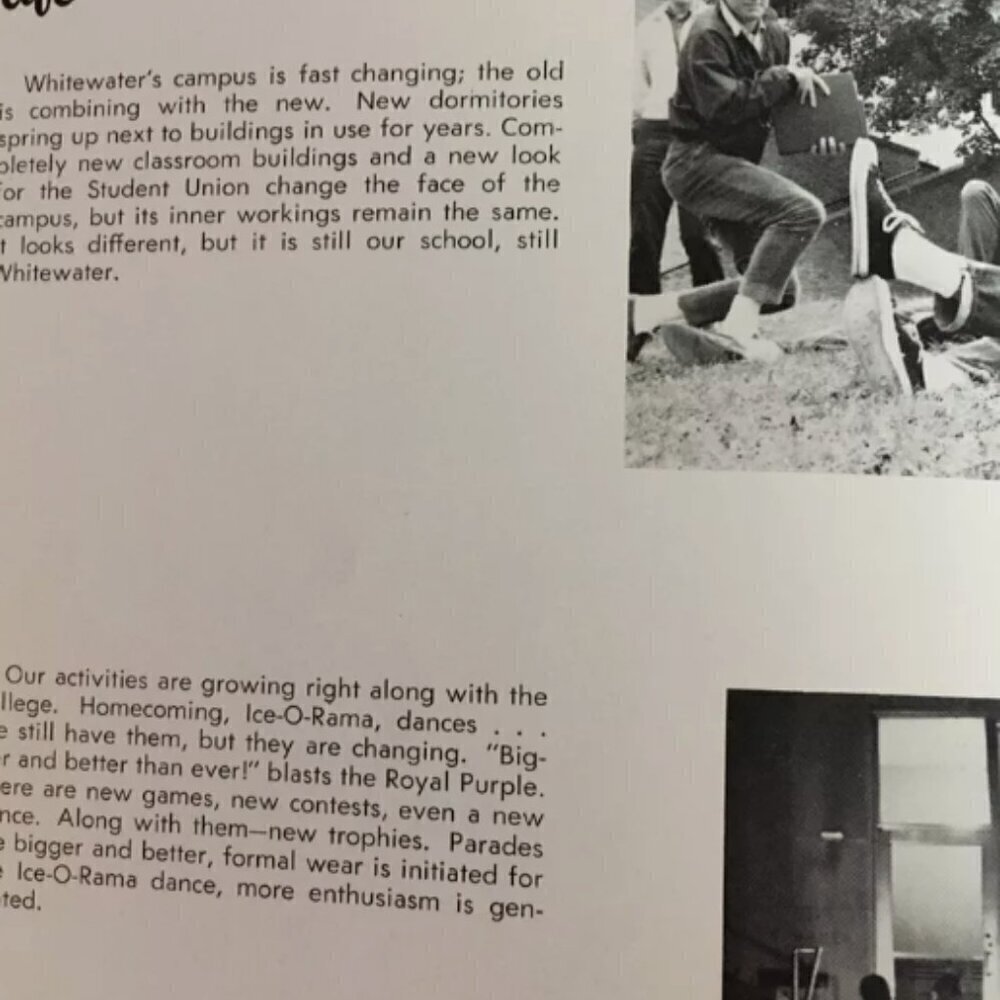 Whitewater Wisconsin Minneiska 1964 Vintage Yearbook - Picture 6 of 7